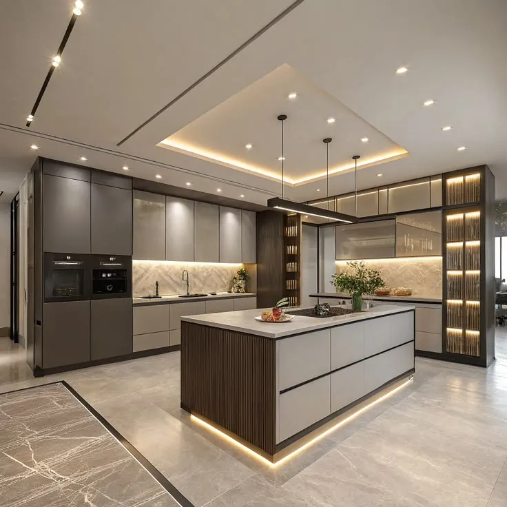 Modular Kitchen design illustration